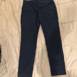 Blue w White Stripe Pants